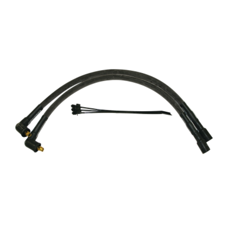 Moroso 97-98 Harley-Davidson FLT/FLHT/FLHR/FLTR Sleeved Ultra 40 Wire Set - Black Spark Plug Wire Sets Moroso