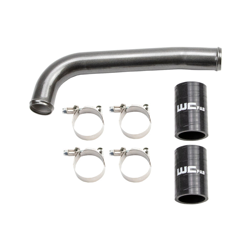 Wehrli 01-05 Chevrolet 6.6L LB7/LLY Duramax Upper Coolant Pipe - Kiwi Green Radiator Hoses Wehrli