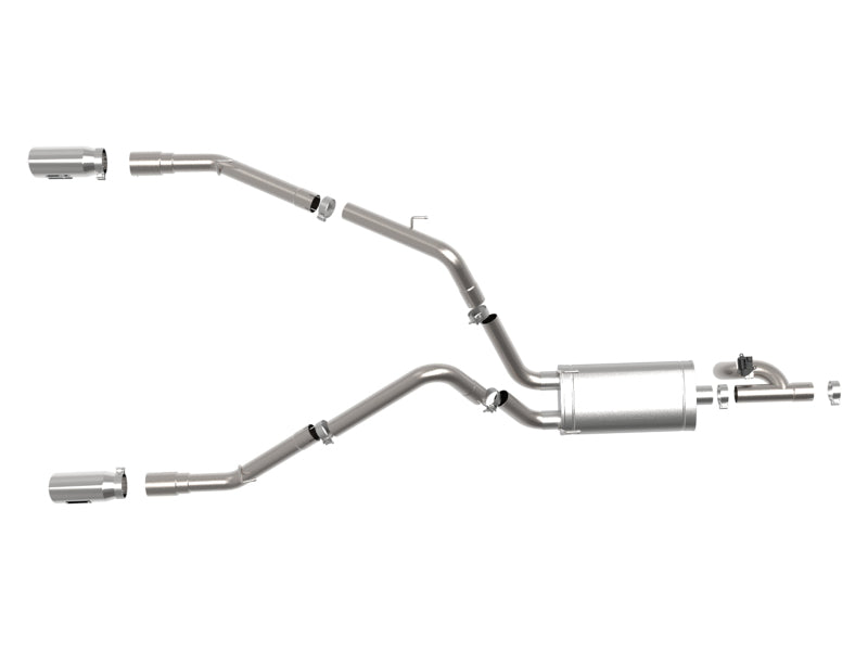 aFe 09-18 Ram 1500 V8 5.7L Hemi Gemini XV 3in 304 SS Cat-Back Exhaust w/ Polished Tips Catback aFe