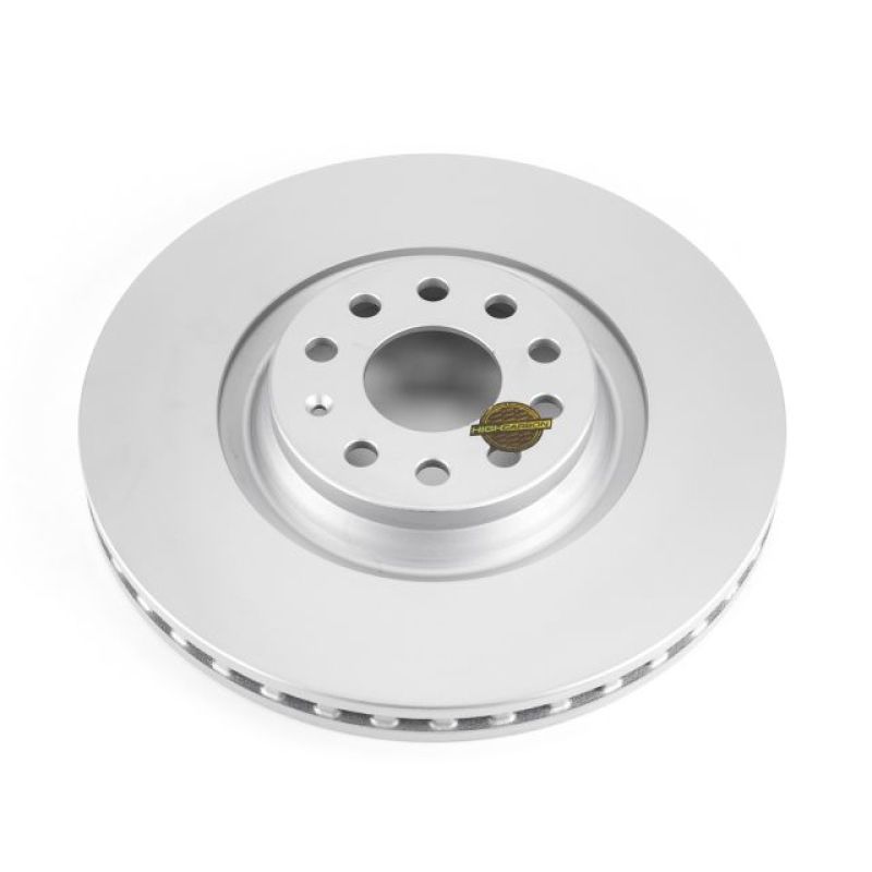 Power Stop 15-18 Audi S3 Front Evolution High Carbon Geomet Coated Rotor Brake Rotors - OE - Cryo PowerStop