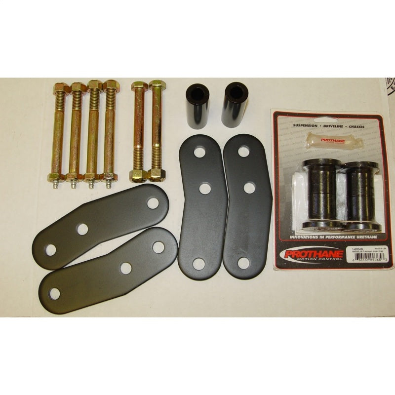 Rugged Ridge HD Rear Leaf Spring Shackles 1-In Lift 87-95 Jeep Wrangler YJ Shackle Kits Rugged Ridge