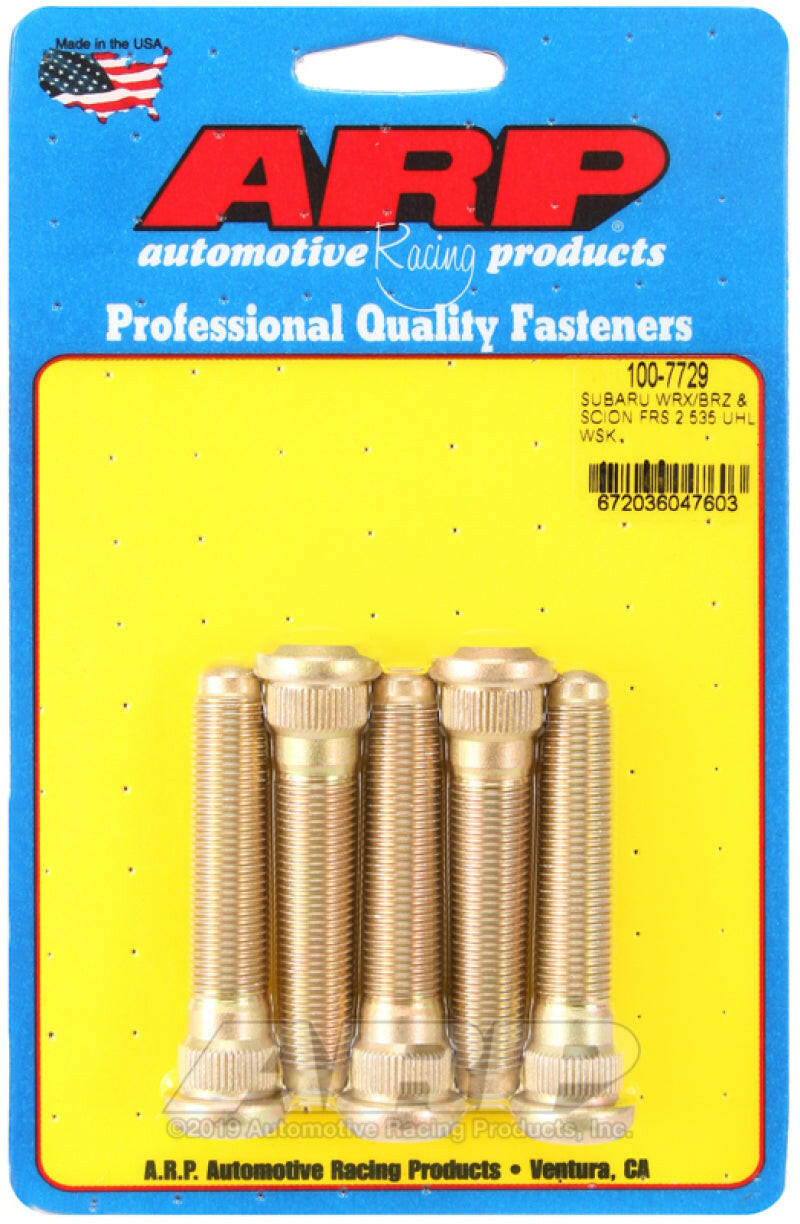 ARP 2015+ Subaru WRX/STI and 13+ BRZ Extended 5 Wheel Stud Kit Wheel Studs ARP