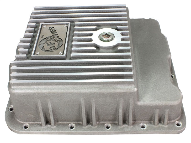 aFe Transmission Pan (Raw Finish) GM Trucks 99-16 (4L60-E/4L60E/4L65E/4L70E/4L75E) Diff Covers aFe
