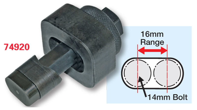 SPC Performance 14x16mm Slot Punch Tool Tools SPC Performance