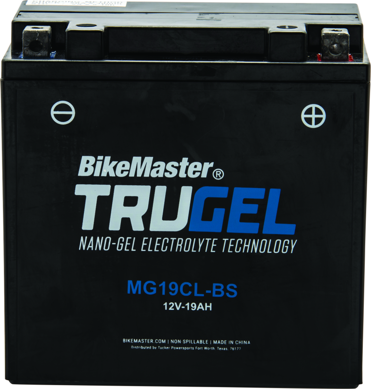BikeMaster TruGel Battery - MG19CL-BS Batteries BikeMaster