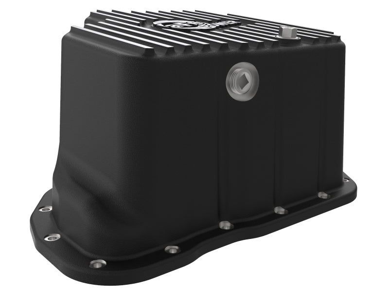 AFE Pro Series Deep Engine Oil Pan 01-10 GM Duramax V8-6.6L (td) Diff Covers aFe