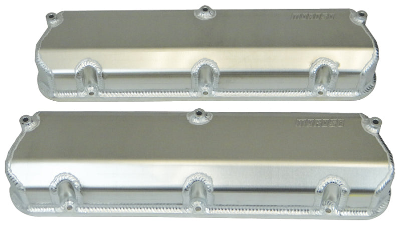 Moroso Ford 302/351W Valve Cover w/Billet Rail - 2.75in - Aluminum - Pair Valve Covers Moroso