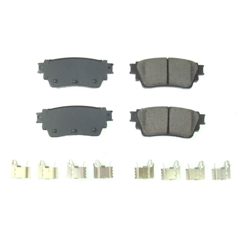 Power Stop 2019 Nissan Altima Rear Z17 Evolution Ceramic Brake Pads w/Hardware Brake Pads - OE PowerStop