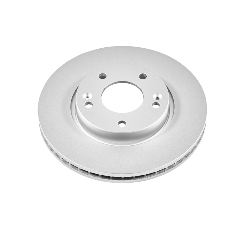 Power Stop 09-12 Hyundai Elantra Front Evolution Geomet Coated Rotor Brake Rotors - OE - Cryo PowerStop