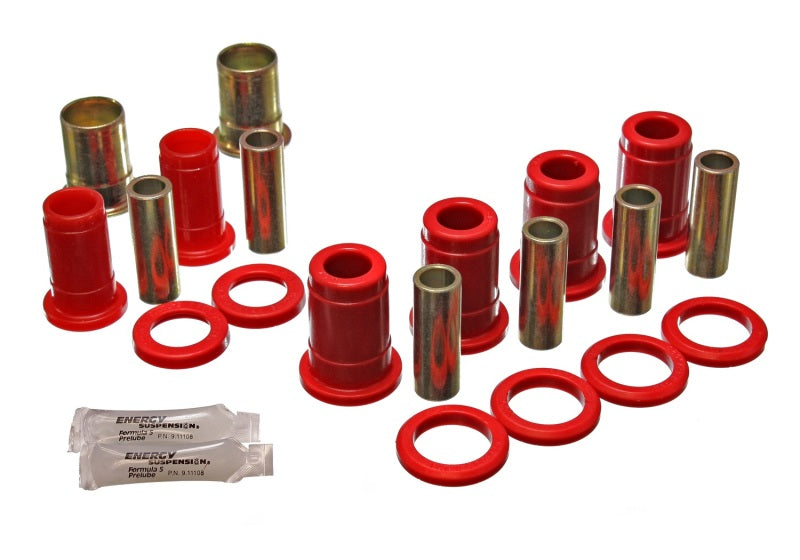 Energy Suspension 59-64 Bel Air/Impala / 64 El Camino (w/ Single U/A) Red Rear C/A Bushing Set Bushing Kits Energy Suspension