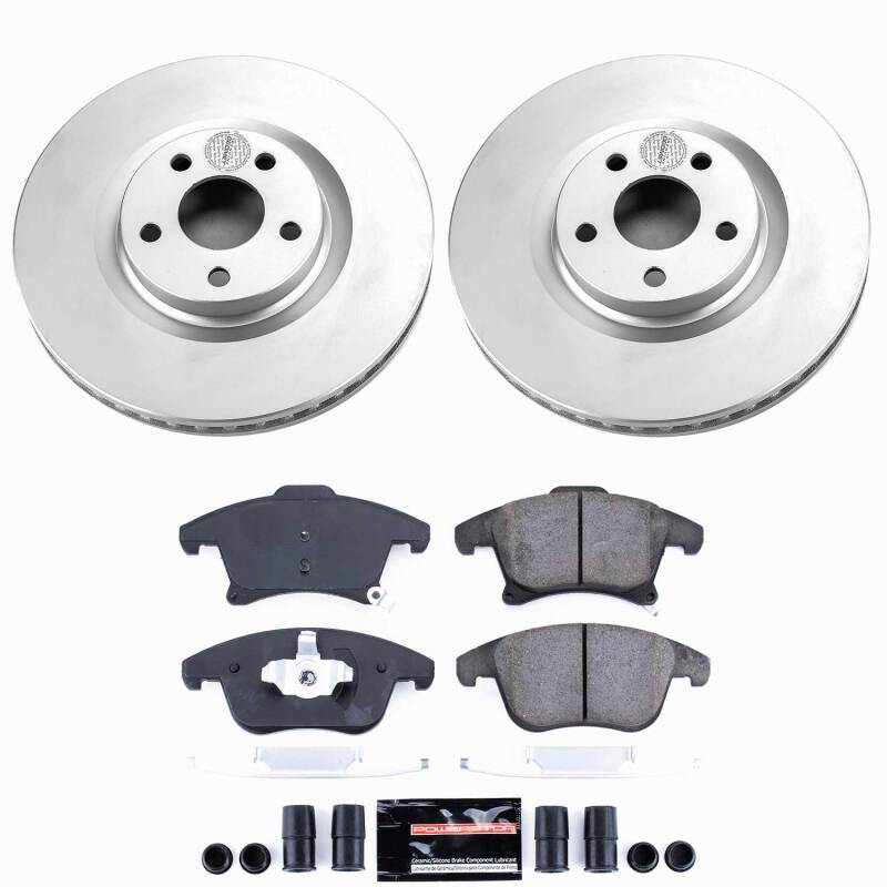 Power Stop 19-20 Ford Police Responder Hybrid Front Z23 Coated Brake Kit Brake Kits - Performance D&S PowerStop