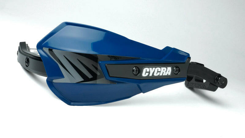 Cycra Vortex Hand Guard/w Universal U-Clamps - Husk Blue Hand Guards Cycra