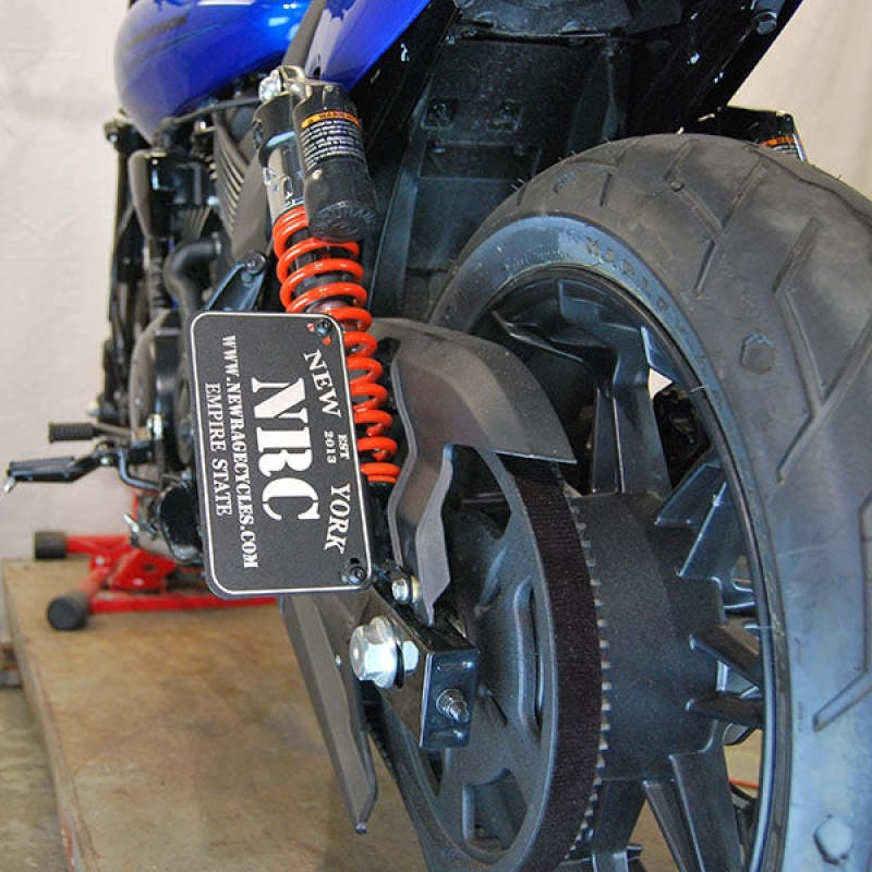 New Rage Cycles 17-20 Harley-Davidson Street Rod Side Mount License Plate License Plate Relocation New Rage Cycles