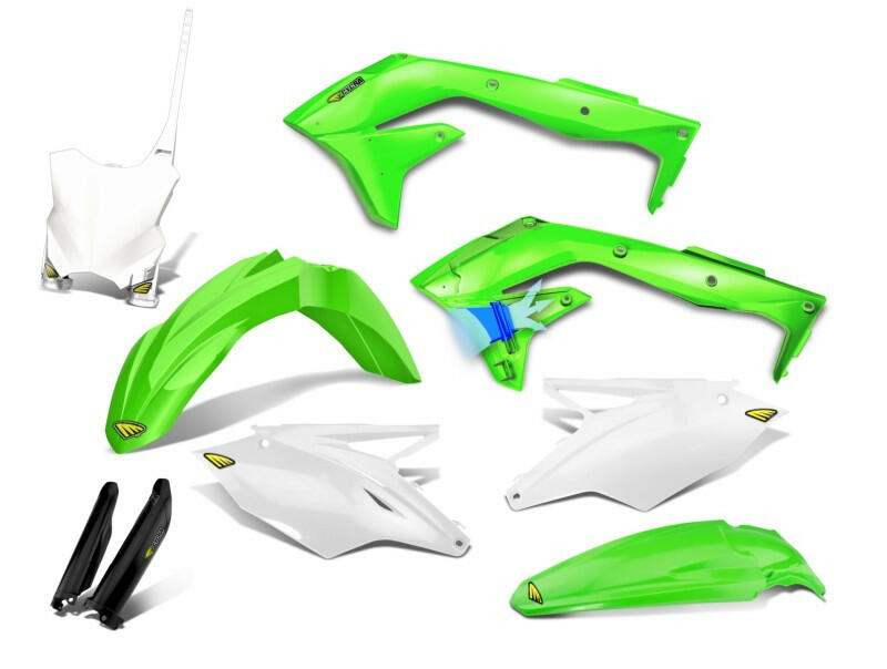 Cycra 16-18 Kawasaki KX450F Powerflow Full Body Kit - OEM Color Plastics Cycra