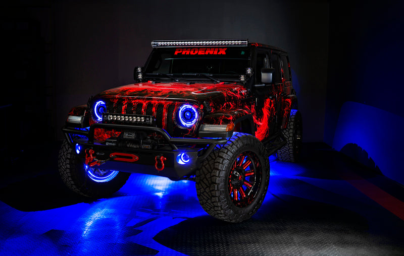 Oracle Jeep Wrangler JK/JL/JT High Performance W LED Fog Lights - ColorSHIFT - Dynamic Fog Lights ORACLE Lighting