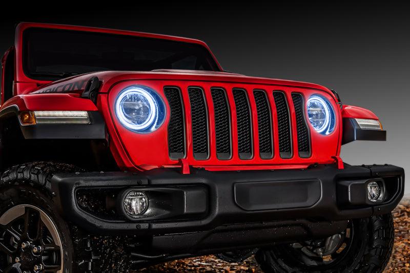 Oracle Jeep Wrangler JL/Gladiator JT LED Surface Mount Headlight Halo Kit - White Fog Lights ORACLE Lighting