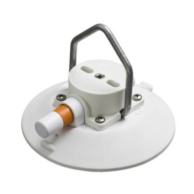 SeaSucker 6in. SeaSucker w/Pointed Stainless Steel D-Ring - White Mounts - Hooks/Handles/Utility SeaSucker