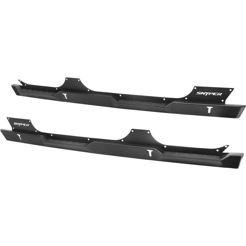 Westin/Snyper 07-17 Jeep Wrangler Unlimited Rock Slider Steps - Textured Black Body Armor & Rock Rails Westin