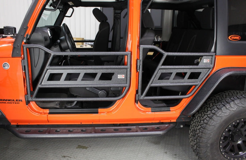 Fishbone Offroad 07-18 Jeep Wrangler JK 4 Door Front/Rear Tube Doors Doors Fishbone Offroad