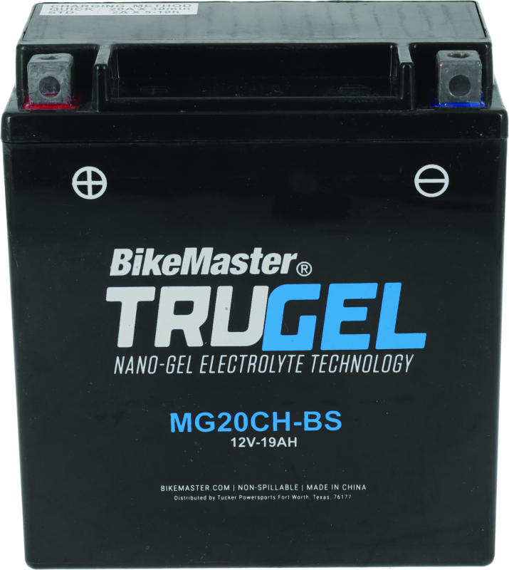 BikeMaster TruGel Battery - MG20CH-BS Batteries BikeMaster