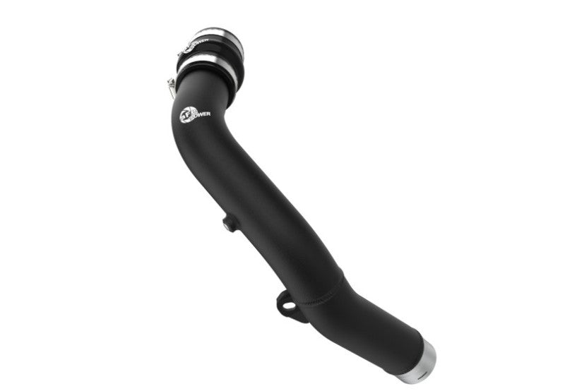 aFe BladeRunner 2-1/2 IN Aluminum Hot Charge Pipe Black 22-23 Subaru WRX H4-2.4L (t) Intercoolers aFe