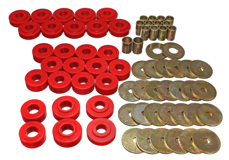 Energy Suspension 65-67 Chevy Malibu/Chevelle/El Camino/Monte Carlo Body Mount Set Bushing Kits Energy Suspension