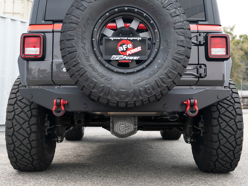 aFe MACHForce XP 18-20 Jeep Wrangler (JL) L4-2.0L (t) 3in 409 SS Cat-Back Hi-Tuck Exhaust Catback aFe