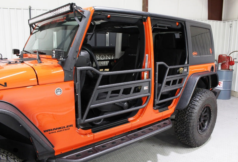 Fishbone Offroad 07-18 Jeep Wrangler JK 4 Door Front/Rear Tube Doors Doors Fishbone Offroad