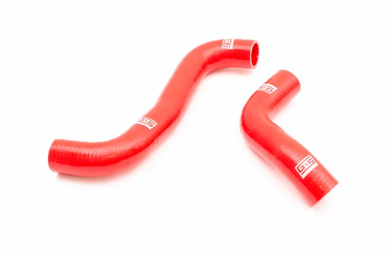 GrimmSpeed 08-14 Subaru WRX / 08-17 Subaru STi / 09-13 Subaru Forester XT Radiator Hose Kit - Red Radiator Hoses GrimmSpeed