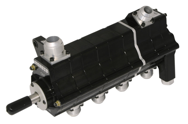 Moroso Black Series 4 Stage Dry Sump Oil Pump - Left Side - 1.100in Pressure Oil Pumps Moroso