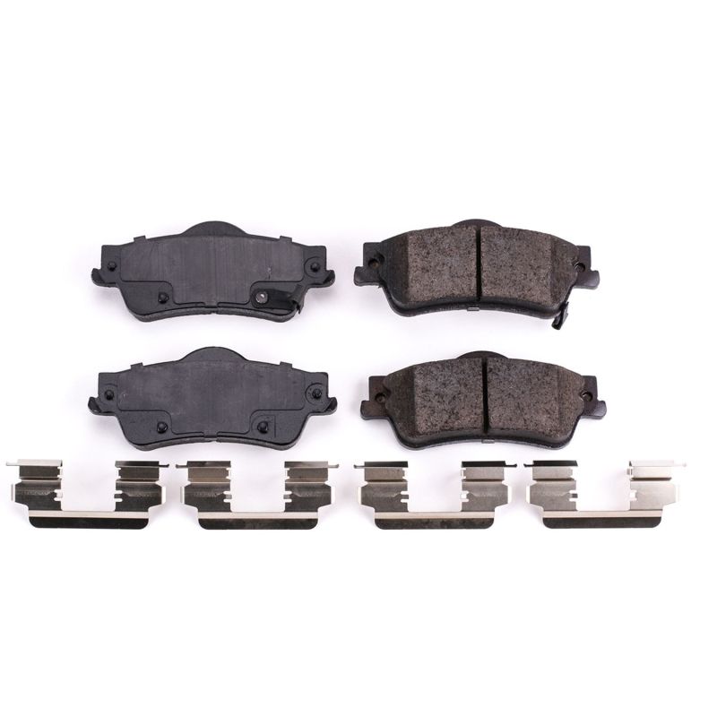 Power Stop 11-17 Chevrolet Caprice Rear Z17 Evolution Ceramic Brake Pads w/Hardware Brake Pads - OE PowerStop