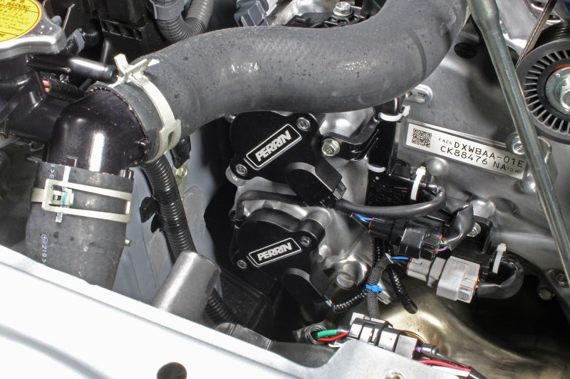 PERRIN 13-26 Subaru BRZ / Scion FR-S / Toyota 86 & GR86 Cam Solenoid Cover - Black Cam Covers Perrin Performance