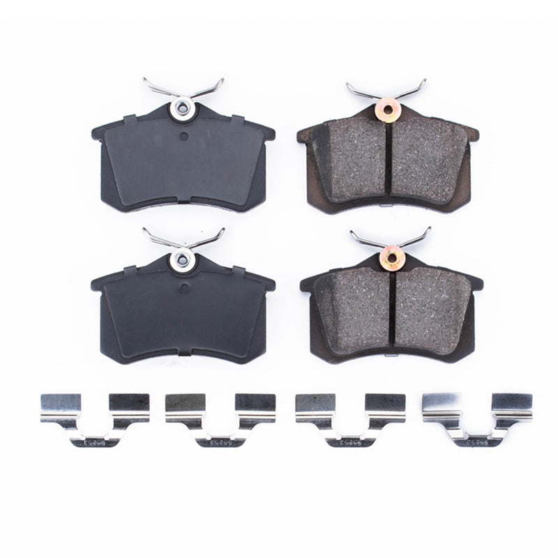 Power Stop 03-04 Audi A4 Rear Z17 Evolution Ceramic Brake Pads w/Hardware Brake Pads - OE PowerStop