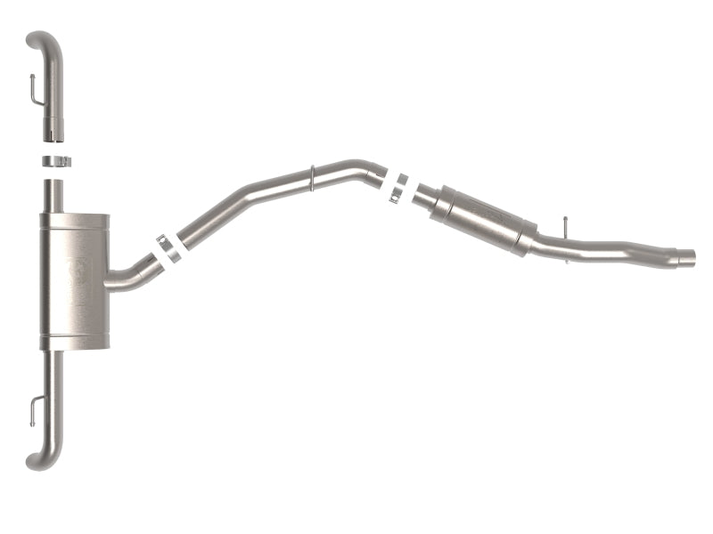 aFe MACH Force-Xp 17-21 Audi Q5 L4-2.0L (T) 3in to 2.5in Stainless Steel Cat-Back Exhaust System Catback aFe