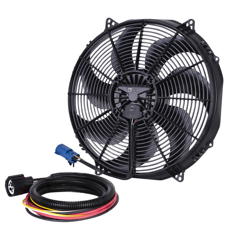 SPAL 300W 15.2in Flush Mount Brushless Fan w/Jumper Harness Fans & Shrouds SPAL