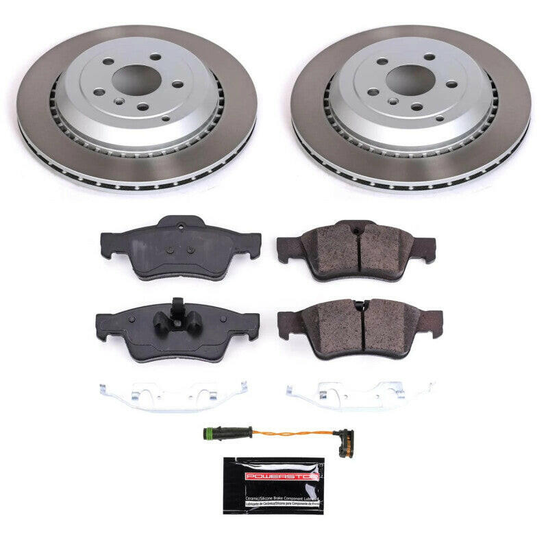 Power Stop 06-07 Mercedes-Benz R500 Rear Semi-Coated Rotor Kit Brake Kits - Performance Blank PowerStop