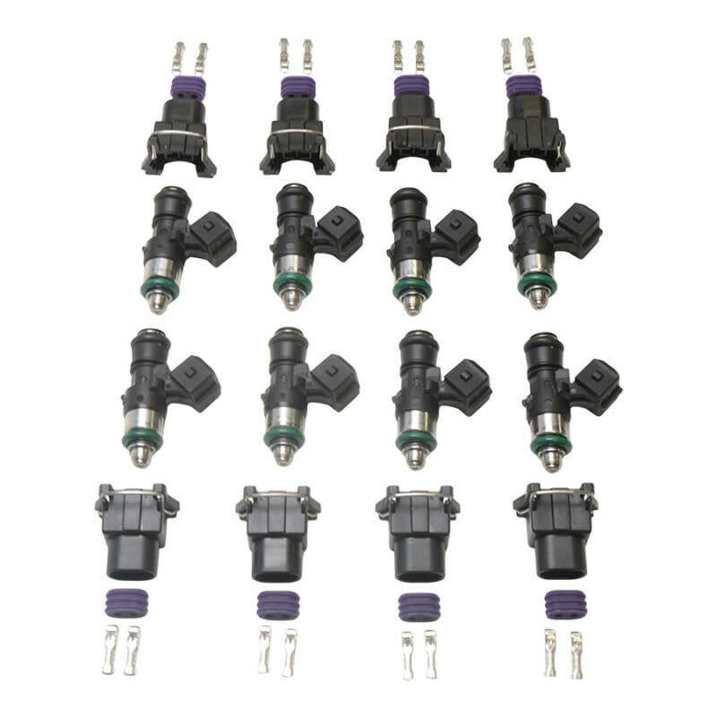 DeatschWerks Set of 8 1500cc/min For The Fitech Go EFI 8/Holley Super Sniper 1250/ Sniper Xflow 1375 Fuel Injector Sets - 6Cyl DeatschWerks