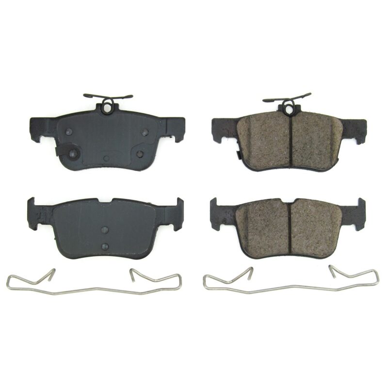 Power Stop 21-22 Ford Bronco Sport Rear Z17 Evo Ceramic Brake Pads w/Hardware Brake Pads - OE PowerStop
