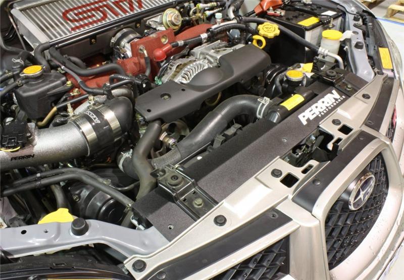 PERRIN 02-07 Subaru WRX/STi Radiator Shroud - Black Radiator Shrouds Perrin Performance