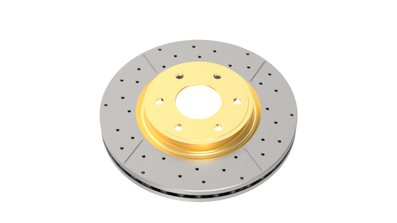 DBA 02-06 WRX / 98-07 Impreza 2.5L RS Rear Drilled & Slotted Street Series Rotor Brake Rotors - Slot & Drilled DBA