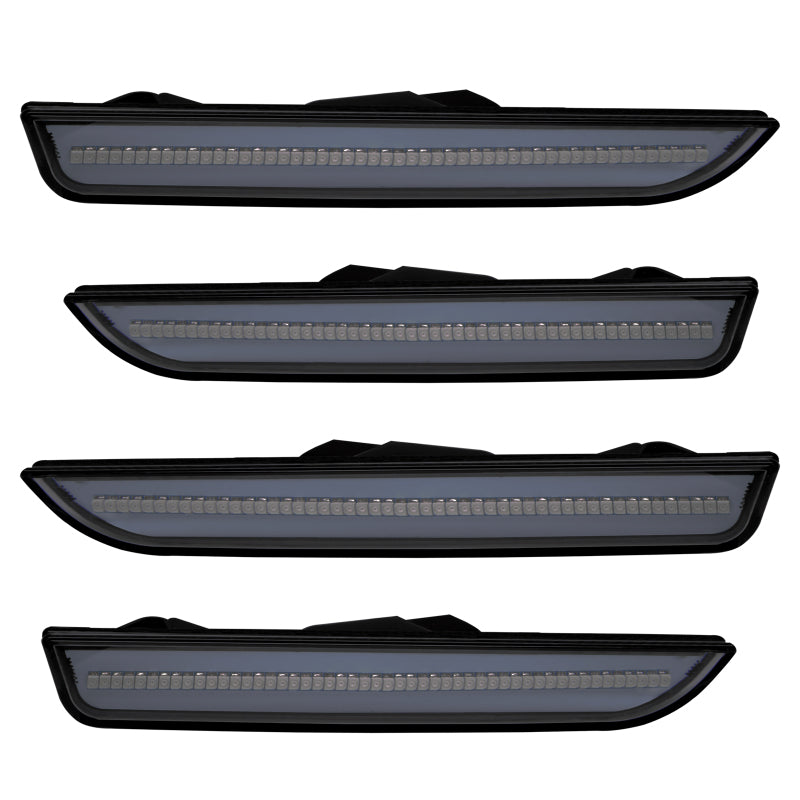 Oracle 10-14 Ford Mustang Concept Sidemarker Set - Tinted - No Paint Light Strip LED ORACLE Lighting