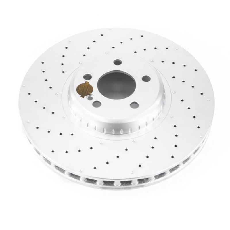 Power Stop 17-18 Mercedes-Benz C43 AMG Front Evolution High Carbon Geomet Coated Rotor Brake Rotors - OE - Cryo PowerStop