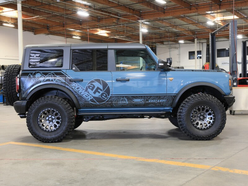 aFe 21-25 Ford Bronco (4 Door) Terra Guard Off-Road Sliders Nerf Bars aFe