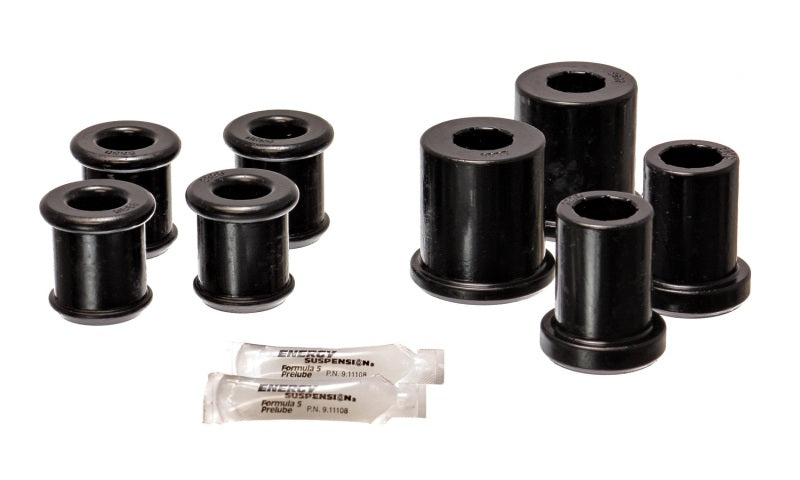 Energy Suspension 04-09 Cadillac XLR/XLR-V / 97-12 Corvette Black Front End C/A Bushing Set Bushing Kits Energy Suspension