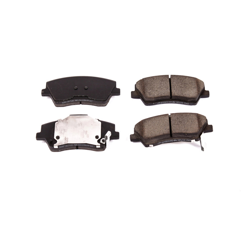 Power Stop 17-19 Hyundai Elantra Front Z16 Evolution Ceramic Brake Pads Brake Pads - OE PowerStop