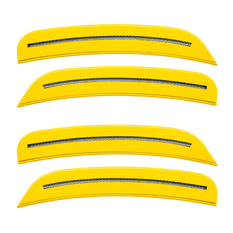 Oracle 15-21 Dodge Charger Concept Sidemarker Set - Clear - Yellow Jacket (PY4) Light Strip LED ORACLE Lighting
