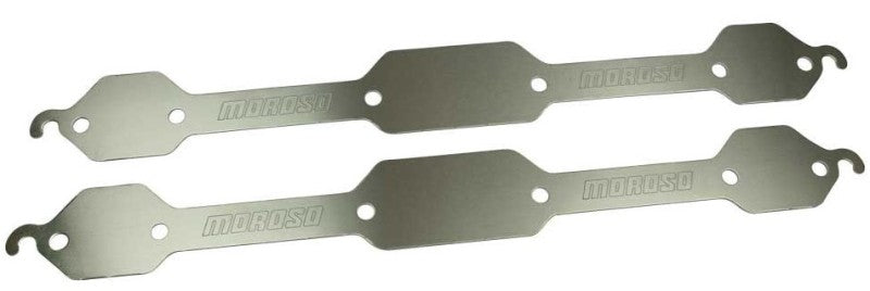 Moroso Chevy LT1 Exhaust Block Off Storage Plate - Pair Block Off Plates Moroso