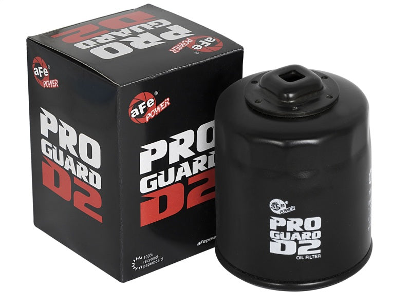 aFe ProGuard D2 Oil Filter w/ 3/8in Ratchet Drive to Remove Filter 07-11 Jeep Wrangler JK V6-3.8L Oil Filters aFe