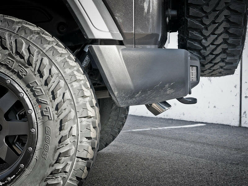 aFe MACH Force-Xp Axle-Back Exhaust System w/Polished Tip 18-20 Jeep Wrangler L4-2.0T / V6-3.6L Axle Back aFe