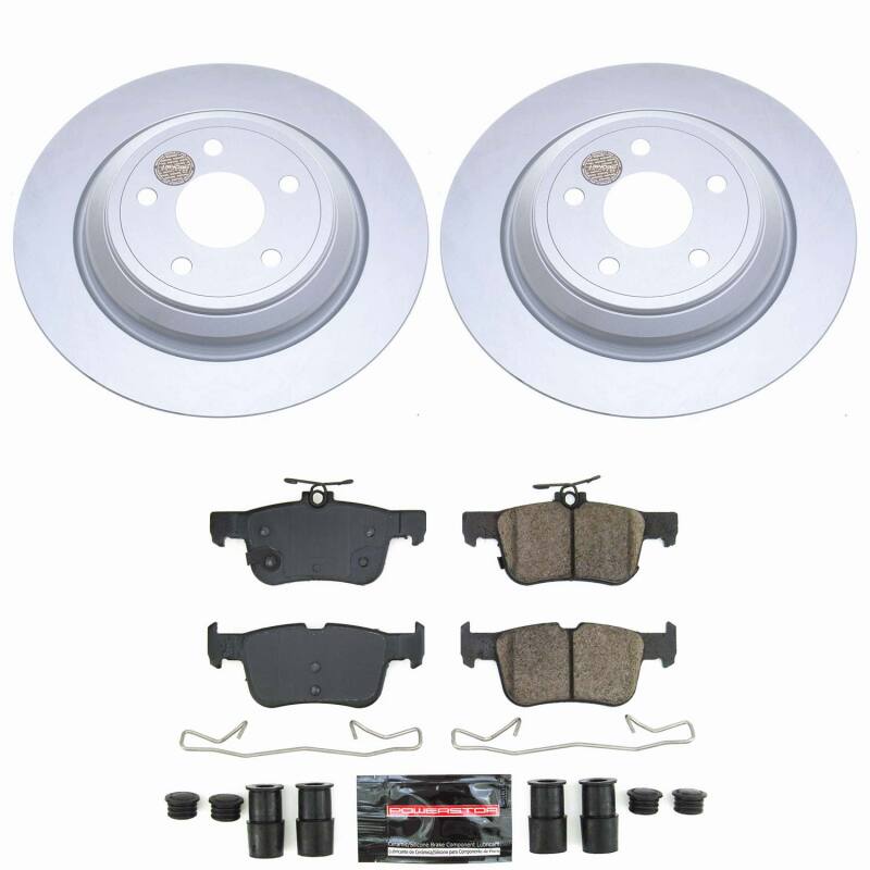 Power Stop 21-26 Ford Bronco Sport Rear Z23 Coated Brake Kit Brake Kits - Performance D&S PowerStop
